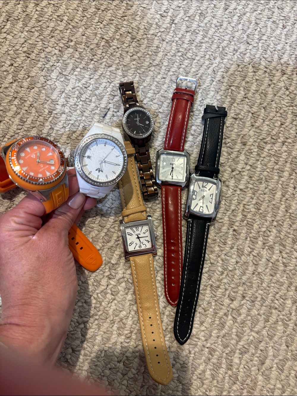 Watchs- Black, Tan, Red, White, Orange, Brown all for sale